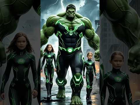 Hulk and Ironman Family❤️ #superhero #marvel #ironman #hulk