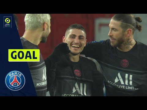 Goal Marco VERRATTI (44' - PSG) PARIS SAINT-GERMAIN - STADE DE REIMS (4-0) 21/22
