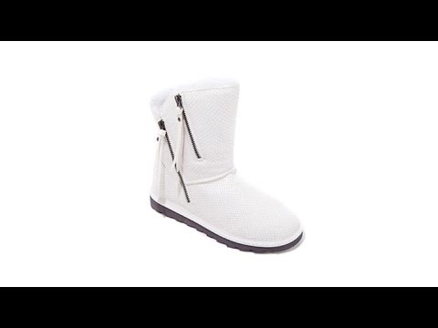 BEARPAW Mimi Zipper Boot with NeverWet