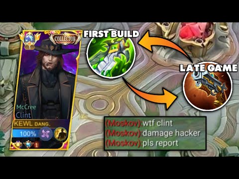 CLINT FIRST HIGHER DAMAGE BUILD FOR EARLY GAME AND MALEFIC ROAR FOR BROKEN DAMAGE IN LATE GAME!!!🔥