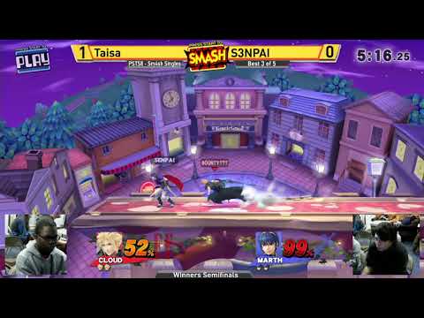 PSTS8 - S3NPAI (Rosa, Marth, Roy) VS Taisa (Cloud) - Sm4sh Singles