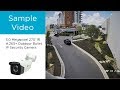 Sample Video - Alibi 3.0 Megapixel 270’ IR H.265+ Outdoor Bullet IP Security Camera