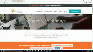 Freelance Data Entry, Transcription, Etc at OneSpace from Home (Worldwide)