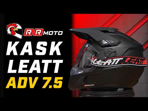 LEATT ADV 7.5 _ kask motocyklowy adventure z goglami w zestawie