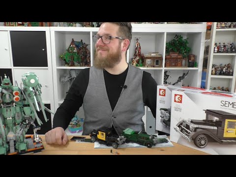 Sembo 607400 und 607406 - Ye Olde Cars II: Oldtimer gelb-schwarz & grün | Review