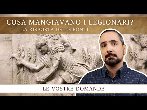 What did the legionaries eat?