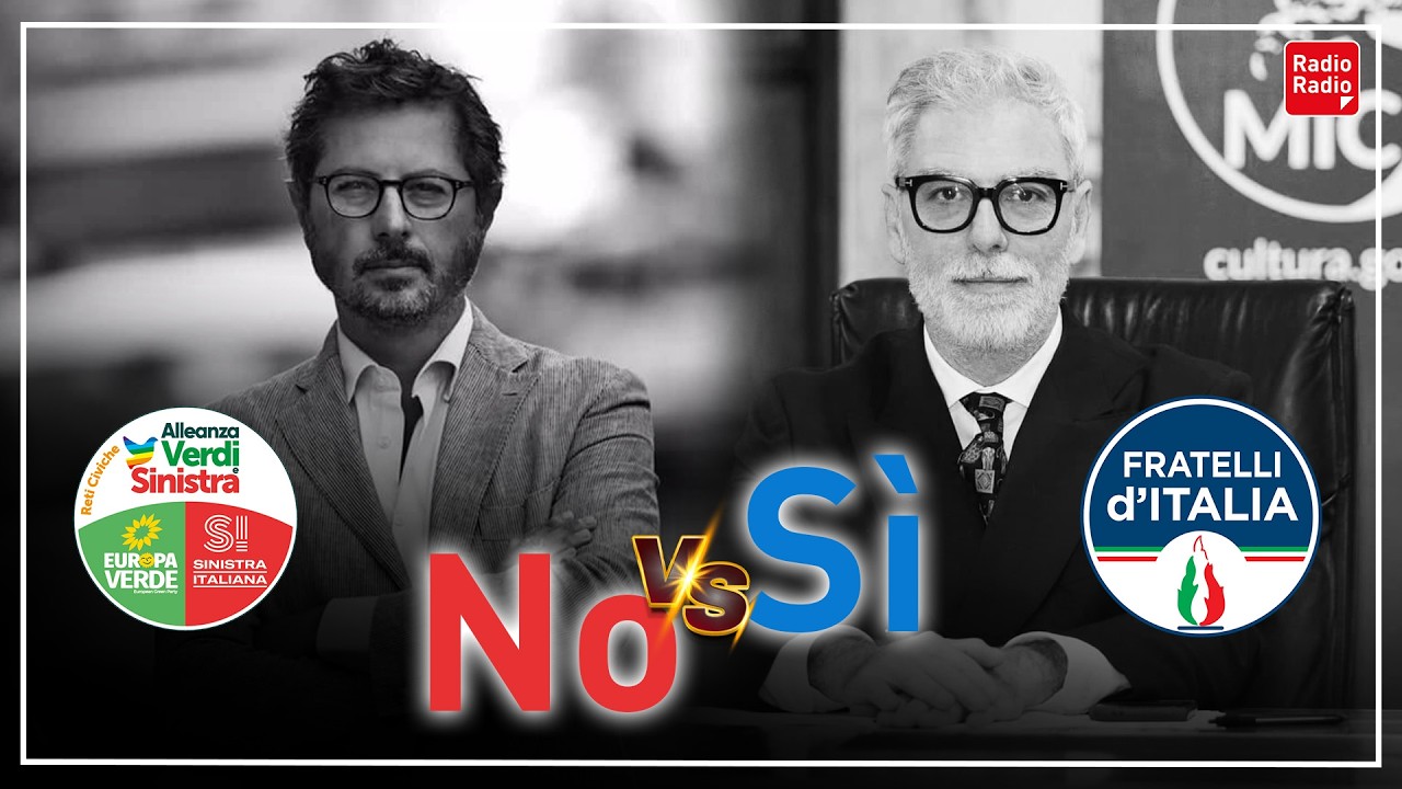 Sì VS NO: scontro aperto in diretta tra Federico Mollicone e Francesco Borrelli