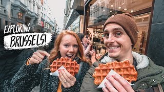 Best Day EVER in Brussels! Waffles, Old Town + The ATOMIUM 😍