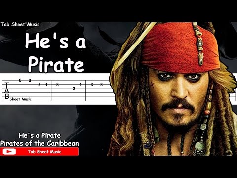 Pirates of the Caribbean - He's a Pirate Guitar Tutorial Video
