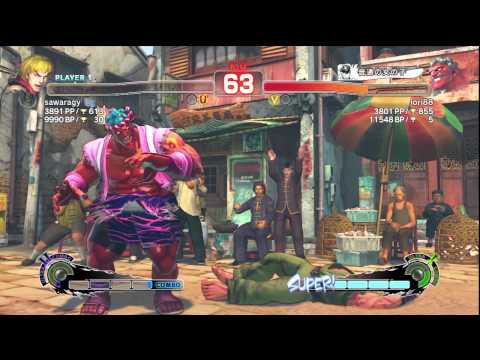 sawaragy (Ken) Vs iori88 (Hakan) PS3 SSF4AE Ranked Match