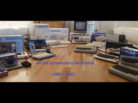 Commodore Cave - All the Commodore 64 computer models (nearly) 1982 - 1993.