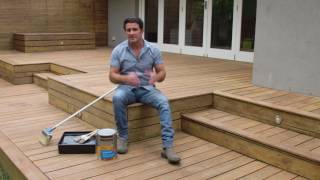 The Home Team S3 - How to Restain a Weathered Deck