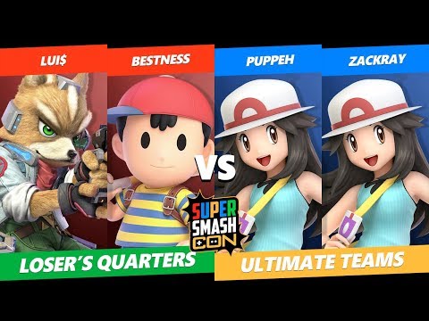 SSC 2019 SSBU -  BestNess & Lui$ VS  Puppeh & Zackray - Ultimate Loser's Quarters