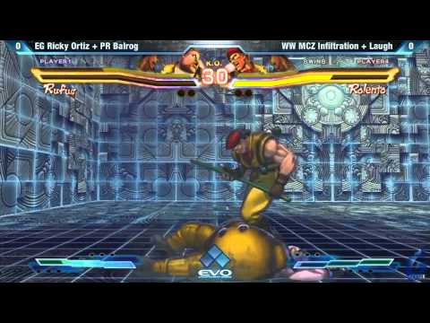 EVO 2012 SFxT Grand Finals - Ricky Ortiz PR Balrog Vs. Infiltration Laugh