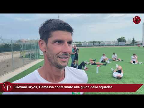 Giovani Cryos, Camassa confermato alla guida della squadra