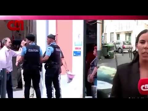 Mega Operation of Police in Martim Moniz , Portugal Against Drugs Mafia