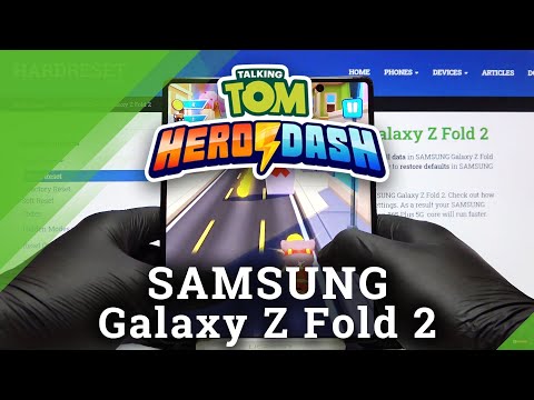 Gameplay of Talking Tome Hero Dash on Samsung Galaxy Z Fold 2 – Gaming Test
