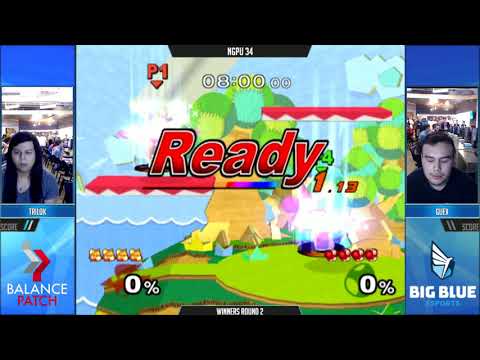 NGPU 34 SSBM - trilok (Fox) vs. Guex (Yoshi) - Melee WR2
