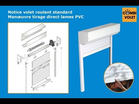 comment reparer volet roulant pvc