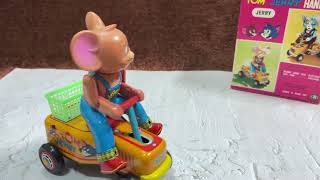 Download lagu 60s Masudaya Tom and Jerry Hand Car Vintage Tin Toy mp3