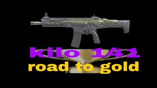【CODMW】"kilo141" GOLDcamo challenge!!