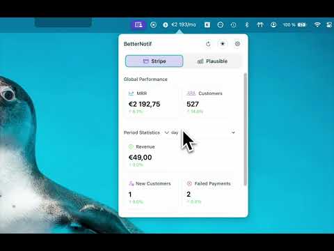 BetterNotif - MacOS Stripe MRR video preview