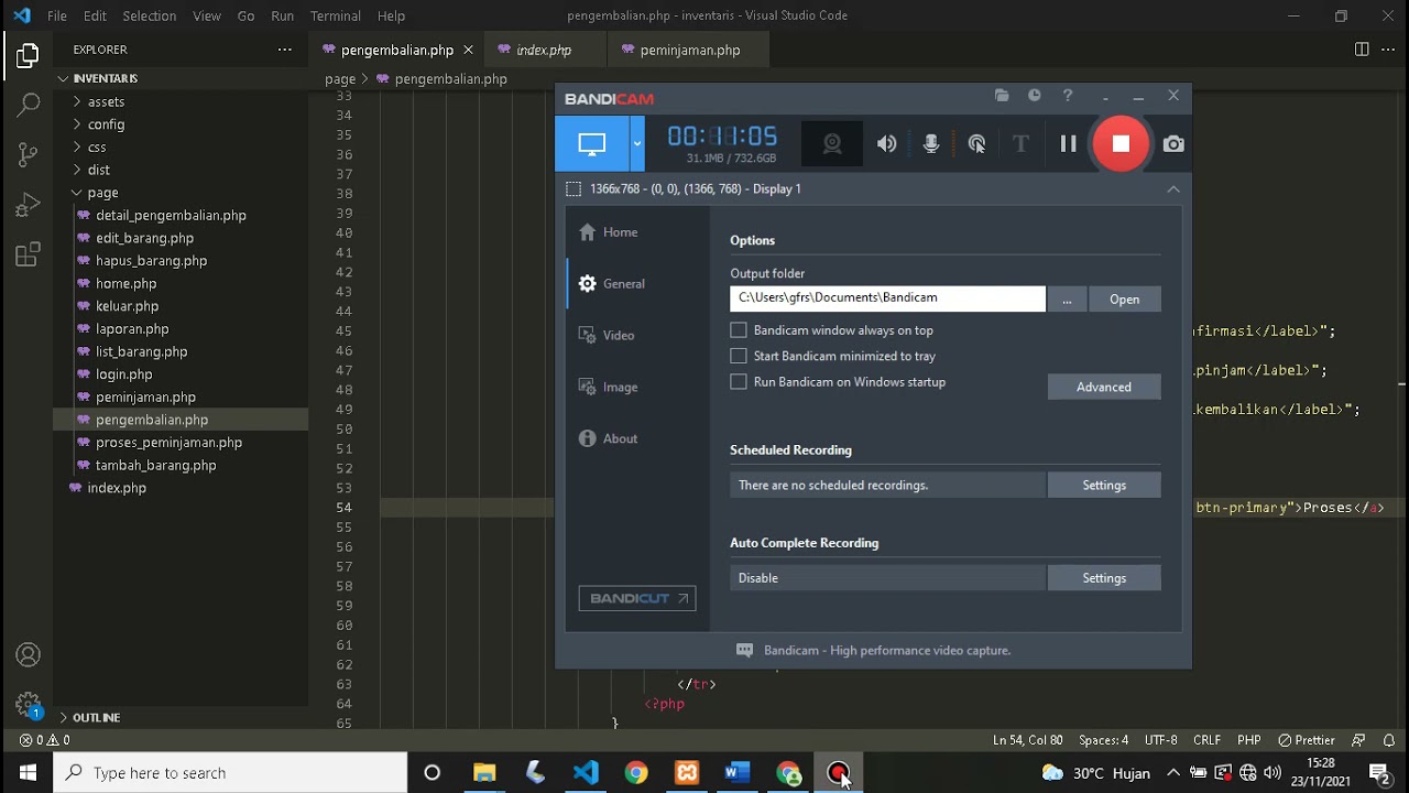 11. Membuat KONFIRMASI PENGEMBALIAN BARANG - #UKK #UJILEVEL #RPL