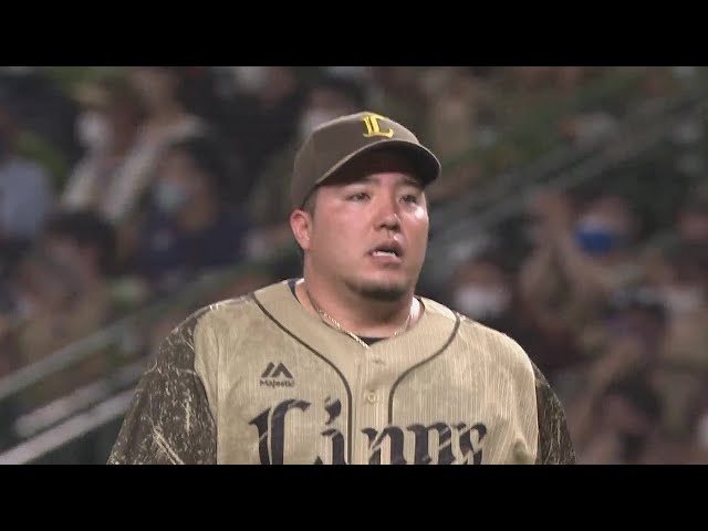 【12回表】負けを無くす冷静な処理!! ライオンズ・山川穂高 延長戦最終回でピンチを切り抜けるファインプレー!! 2022年7月23日 埼玉西武ライオンズ 対 東北楽天ゴールデンイーグルス