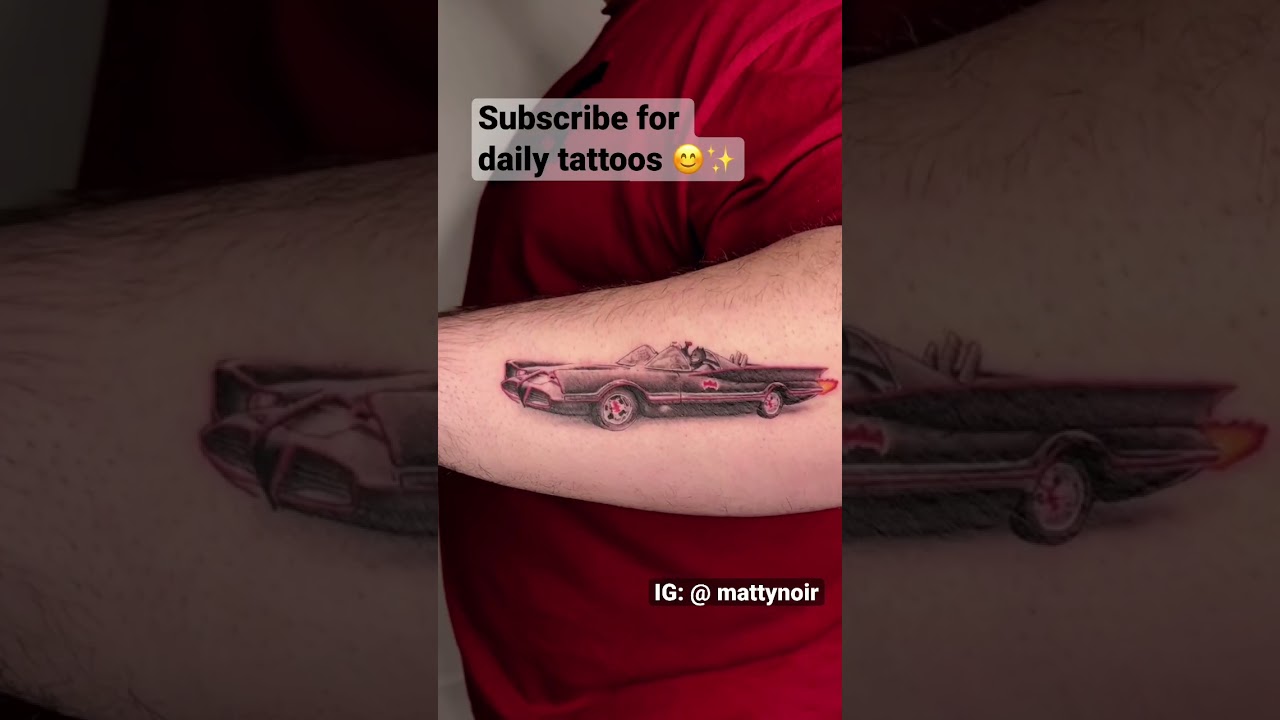 Original Batmobile Tattoo🦇