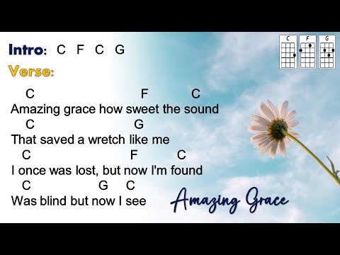 Amazing Grace My Chains are Gone - Chris Tomlin (Ukulele Play Along)