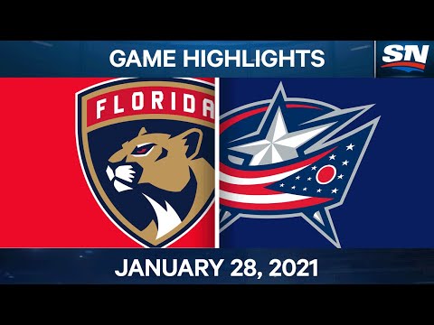 NHL Game Highlights - Panthers vs. Blue Jackets - Jan. 28, 2021