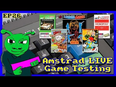 Amstrad Game Testing LIVE Ep26 Feat Treasure Island Dizzy & On The Run (RE-UPLOAD)