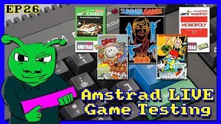 Amstrad Game Testing LIVE Ep26 Feat Treasure Island Dizzy & On The Run (RE-UPLOAD)