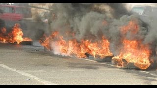 صورة رسائل الطرق 2   القاء القمامة وقطع الطرق