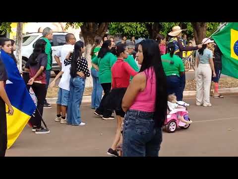 Desfile CÍVICO DAS Escolas e Entidades Públicas de Cabixi RO. Vídeo 3° de 3. 
