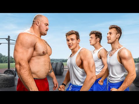 The Strongest Man in the World VS Fitness Influencers
