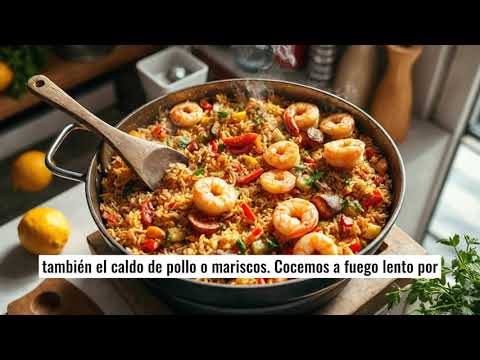 Paella de Camarones con Arroz Salvaje, Una Cena Perfecta llena de Sabores para esperar el Año Nuevo!