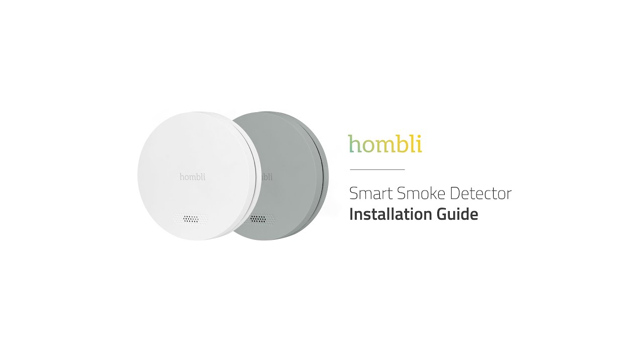 hombli Rauchmelder Smart Smoke Detector, 85 dB, Grau