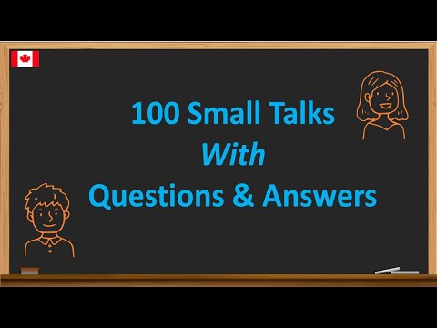 100 Small Talks with Questions and Answers