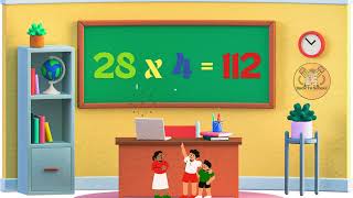 28 Ka Table | Learn the Multiplication Table of 28 Easily | @BackToSchool-Official