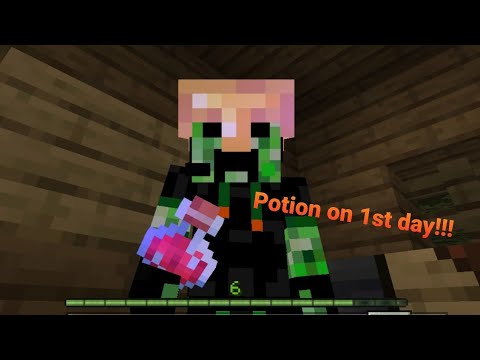 Insane Potions Trick! Get them Day 1! (Minecraft)