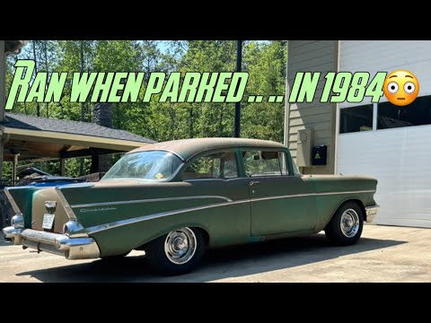 Uncle Boyd’s 1957 Chevy 210, 40 years in the barn!! Can we get it back on the road?!