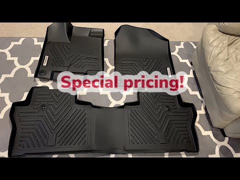 Yitamotor All season 3D floor liners for the 2016-2020 Honda Pilot that are BETTER than Oem
