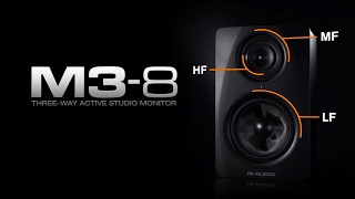 Video thumbnail for Les enceintes de monitoring M-AUDIO M3-8 (vidéo de La Boite Noire) by La Boite Noire du Musicien