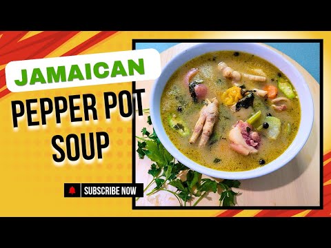 HOW I MAKE MY JAMAICAN STYLE PEPPER POT SOUP #cooking #jamaicanfood #soup