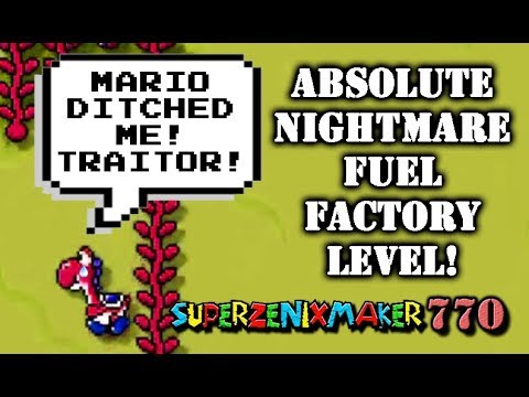 Absolute Nightmare Fuel Factory with Yoshi - Super Mario Maker 2