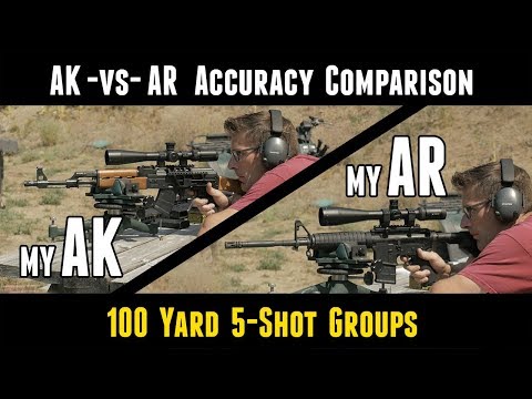AK47 -vs- AR-15: Accuracy Comparison Between My Rifles