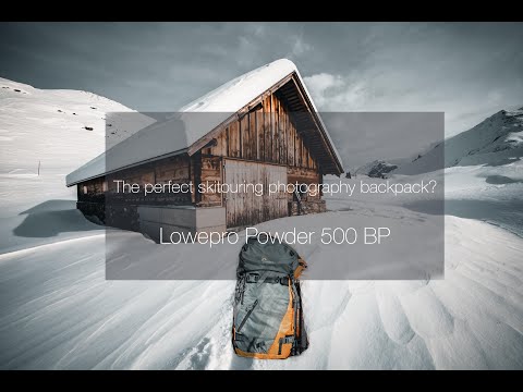 The best skitouring and photography backpack - LowePro Powder BP 500 AW
