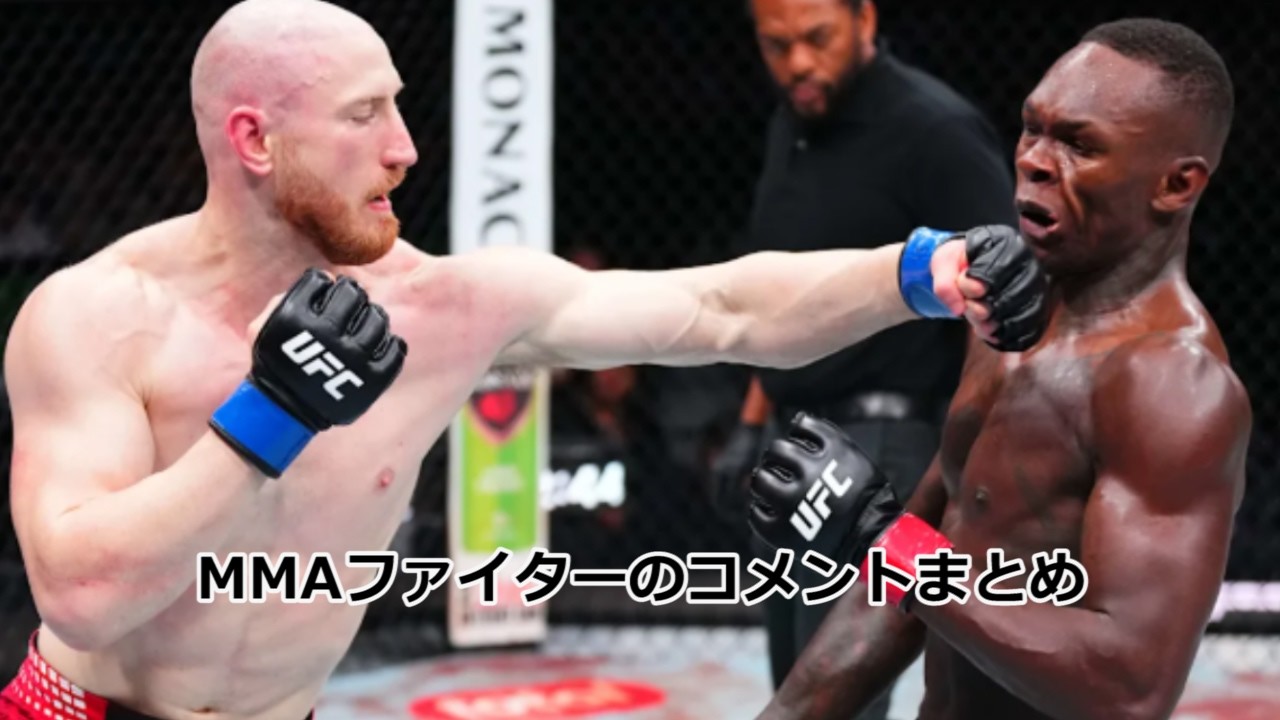 イスラエル・アデサンヤVSジョー・パイファーを見たMMAファイターのコメントまとめ　UFC/MMA/RIZIN