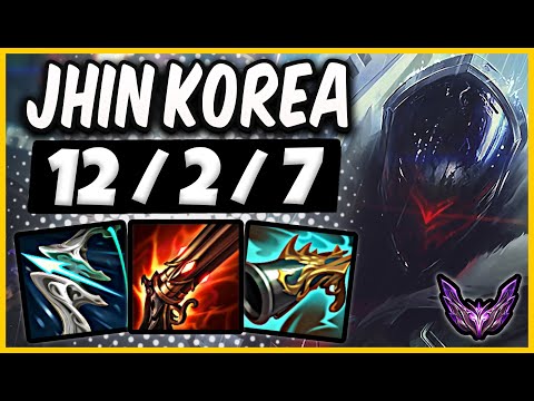 Jhin ADC vs Sivir ( TRIPLEKILL ) / Korea Master Patch 13.12 / Season 13 ⭐